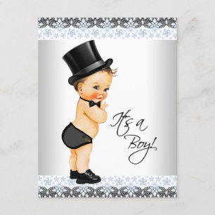 Invitation Petit Homme C'est un Garçon Fête pour Bébé Garçon