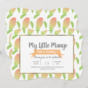 Invitation Petit Mango Fruitée