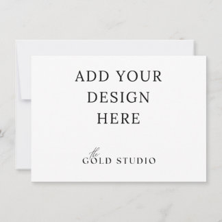 Invitation Petit modèle d'invitation en paysage (4,5 x 6,25)