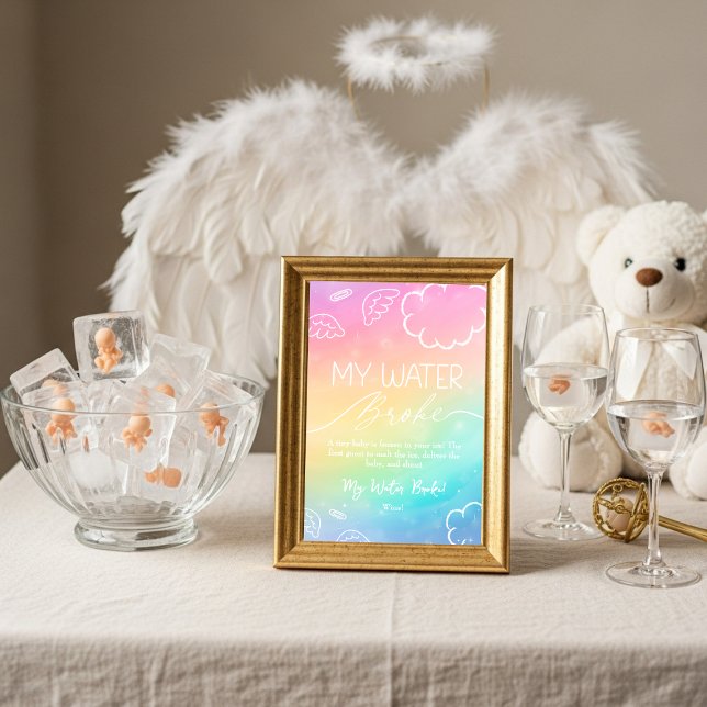 Invitation Petit morceau de ciel Le jeu de l'eau se brisa Arc (Little Piece of Heaven Water Broke Game Rainbow)