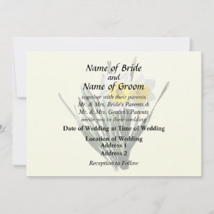 Invitation Petit Narcisse Timide