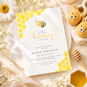 Invitation Petit Nectar Arrive Fête Prénatale de Bébé Nectar