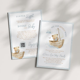 Invitation Petit ours marin Nous pouvons à peine attendre Bab