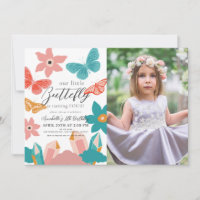 Petit Papillon Crystal Girl Photo Anniversaire