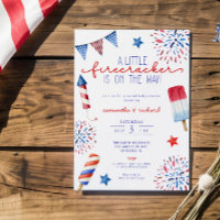 Petit pétard sur le chemin Juillet 4 baby shower