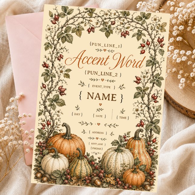 Invitation petit peuple de citrouilles artisanat (Créateur téléchargé)
