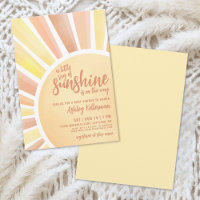 Petit Rayon de Soleil Baby Shower Bohème