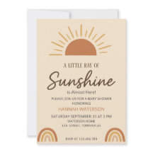 Petit Rayon de Soleil Boho – Baby Shower