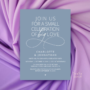 Invitation Petite Célébration d'un Grand Amour, Minimaliste É