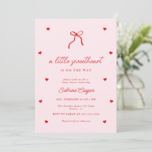 Invitation Petite Chérie Fille Baby Shower