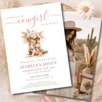 Petite Cowgirl En Route Fille Baby Shower Photo