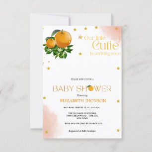 Invitation Petite cuisine moderne sur le chemin baby shower n