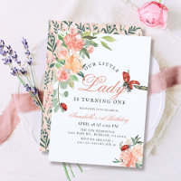 Petite dame Ladybug Rose fille 1er anniversaire