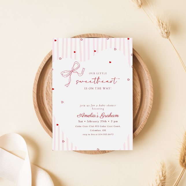 Invitation Petite Douceur Arc Douceur Baby Shower (Créateur téléchargé)