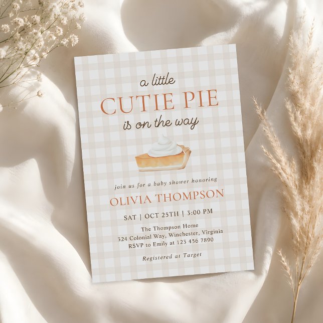 Invitation Petite Douceur D'automne Baby Shower (Créateur téléchargé)