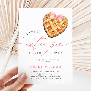 Invitation Petite Douceur Rose Bébé Fait Sa Fête