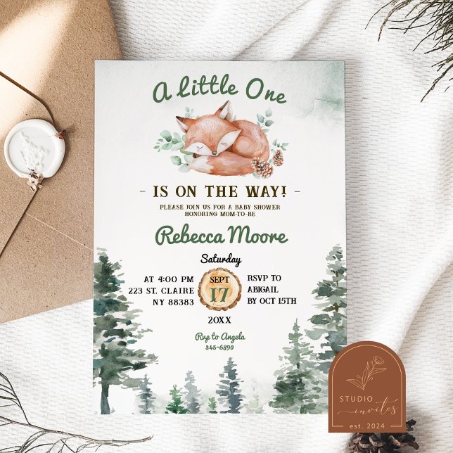 Invitation Petite Fée Florale Fille Baby Shower (Créateur téléchargé)