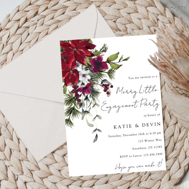 Invitation Petite fête de fiançailles joyeuse  (Créateur téléchargé)