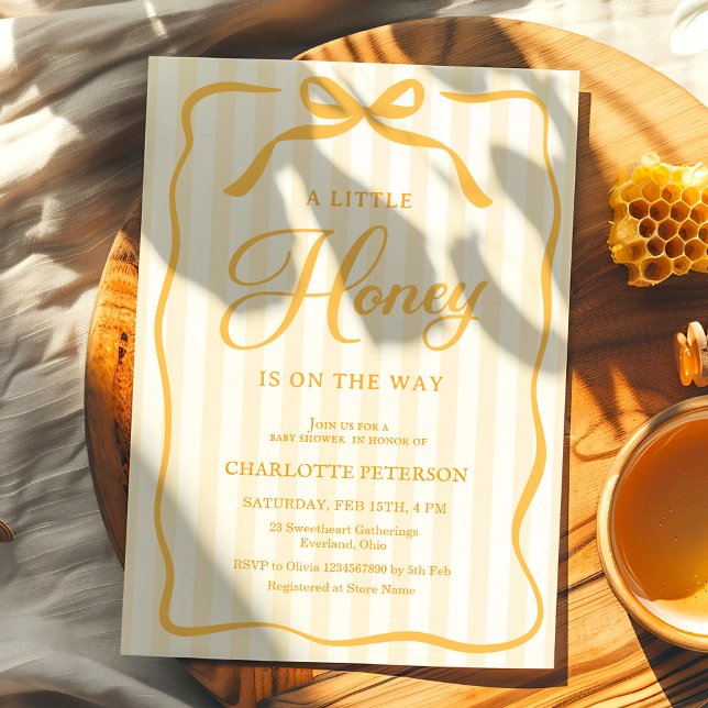 Invitation Petite Fête Prénatale de Bébé Chéri (Créateur téléchargé)