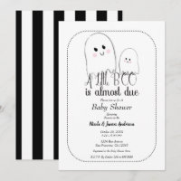 Petite Fête Prénatale Fantôme Halloween Bébé BOO D