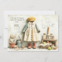 Petite Fille Chef – 1er Anniversaire de Cuisine Am