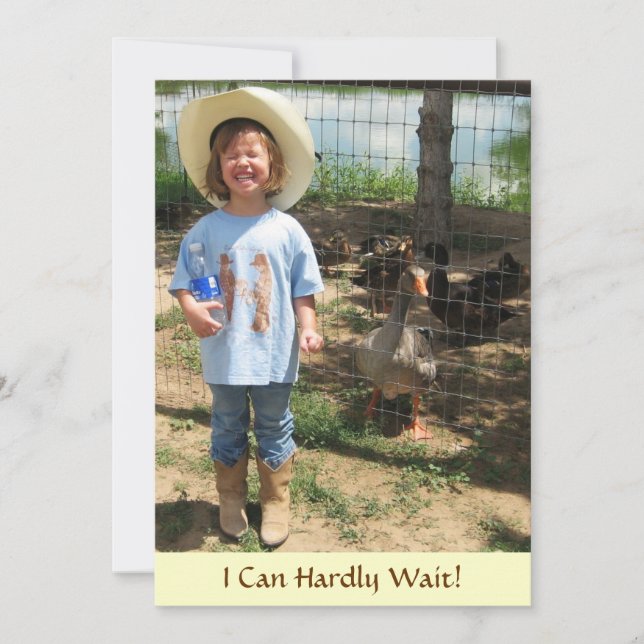 Invitation Petite fille et amis de la plaie - Anniversaire (Devant)