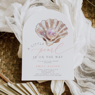 Invitation Petite Perle Sous La Mer Océan Baby Shower