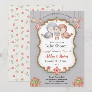 Invitation Petite petite baby shower de bouleau douce invitat