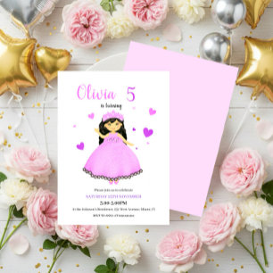Invitation Petite princesse
