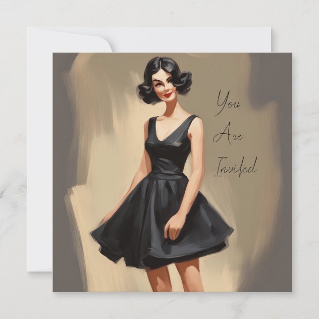 Invitation Petite robe noire (LBD) : Beauté sous-estimée (Devant)