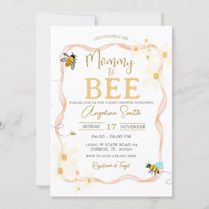 Invitation Petites Marguerites Être Baby shower Maman À Être