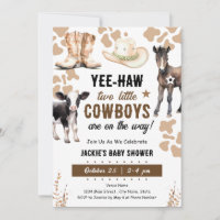 Petits Cowboys Rodeo Animaux bébé