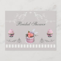 Petits gâteaux élégants roses et Fête de la mariée