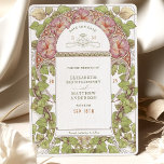 Invitation Petunia Sauvez la date Art Nouveau Vintage par Muc<br><div class="desc">Petunia Art Nouveau Vintage Sauvegardez la Date Cartes mariages d'Alphonse Mucha dans un design floral, romantique et fantaisiste. Les fleurs victoriennes complètent les polices art déco classiques. Entrez vos informations personnalisées, et vous avez terminé. Si vous souhaitez modifier la conception, cliquez sur le bouton bleu "Customiser". Merci tellement pour considérer...</div>