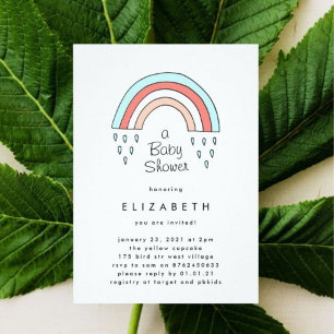 Invitation Peu de choses au-dessus du Baby shower neutre de g