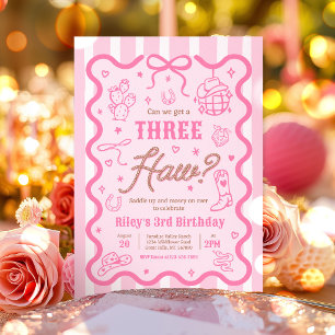 Invitation Peut-on Organiser une Fête d'Anniversaire de 3 Ans