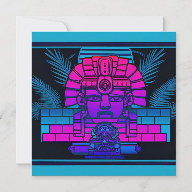 Invitation Pharaoh Synthwave (Devant)