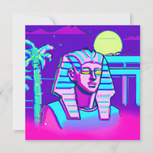Invitation Pharaon Synthwave