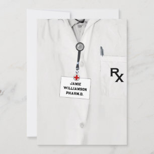 Invitation Pharmacienne Fête de Graduation de l'école de phar