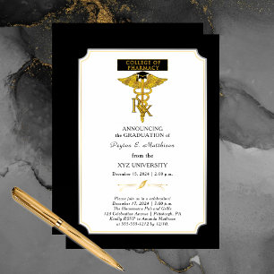 Invitation Pharmacy College Pharmacy  Graduation en toxicolog