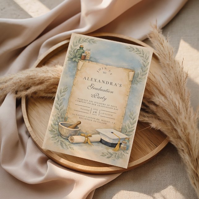 Invitation Pharmacy Graduate Milestone (Créateur téléchargé)