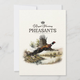 Invitation Phéasants, Chasse royale