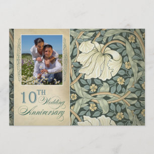 Invitation photo 10e anniversaire de mariage