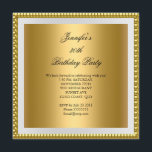 Invitation Photo 30th Birthday Party Elegant Gold White<br><div class="desc">Elégant Noir 50e 40e,  30e,  60e,  Anniversaire Blanc Or Noir Ajouter Votre Photo Femmes Invitation Fille Usage officiel pour tout événement invitation Personnaliser pour changer d'âge et de détails</div>