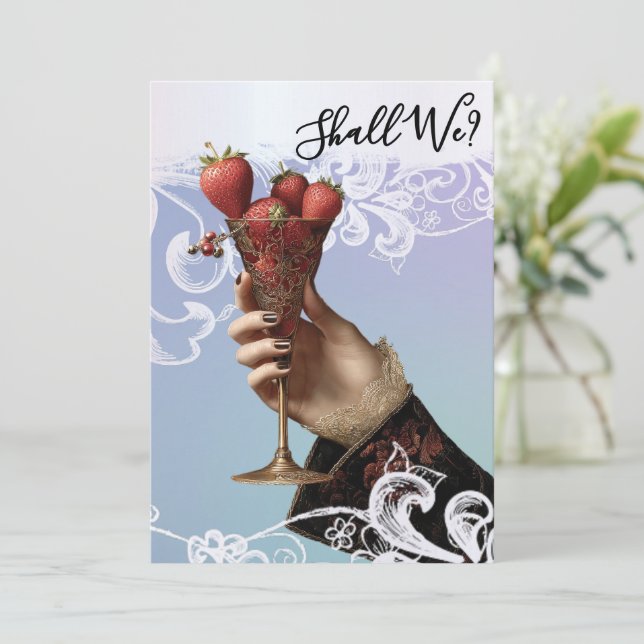 Invitation *~* PHOTO A101 Cocktail Orné 1 EVEILLETTE (Debout devant)