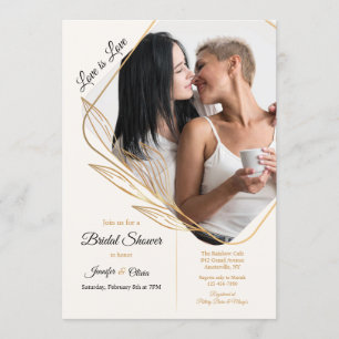 Invitation photo Angle Bridal Shower
