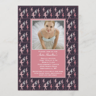 Invitation photo Ballerina
