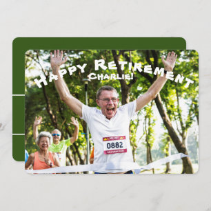 Invitation Photo Bonne fête de la retraite