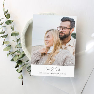 Invitation Photo & Calligraphy 5 MOD V Save the Date