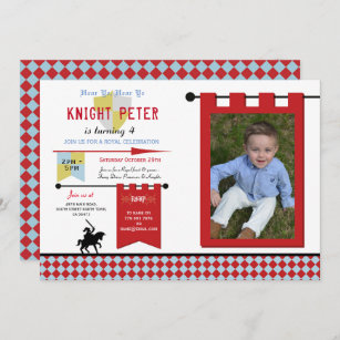 Invitations Faire Part Cartes Anniversaire Chevalier Princesse Zazzle Fr